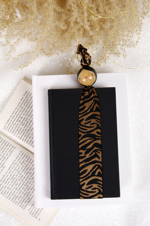 Gros Marque Page Elastique Zèbre (image pour) Gros Marque Page Elastique Zèbre